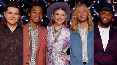 the voice 2021 contestants